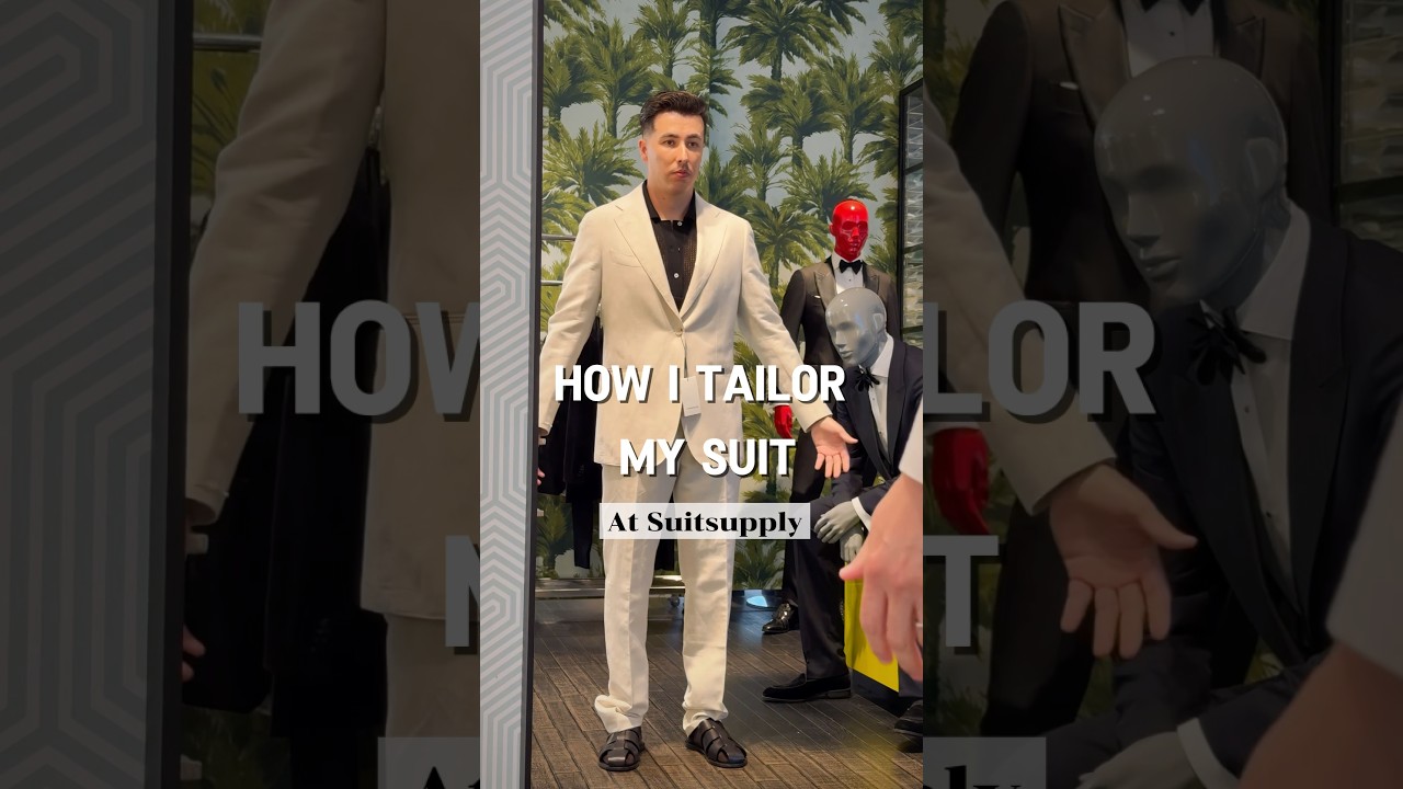 Как я подгоняю свои летние костюмы в Suitsupply. #советыпомужскомустилю #мужскаямода #как #советы...