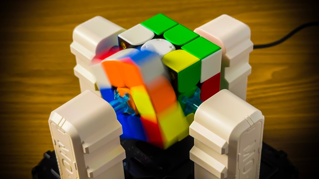 Futuristic Rubik’s Cube Solving Robot in 2050