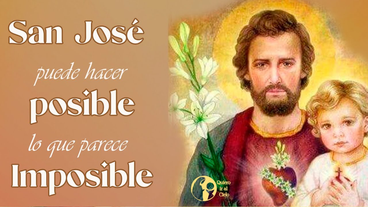 🌿SAN JOSÉ🌿 CORONILLA de los IMPOSIBLES🙏🏻 intercede para hacer posible lo que parece no posible