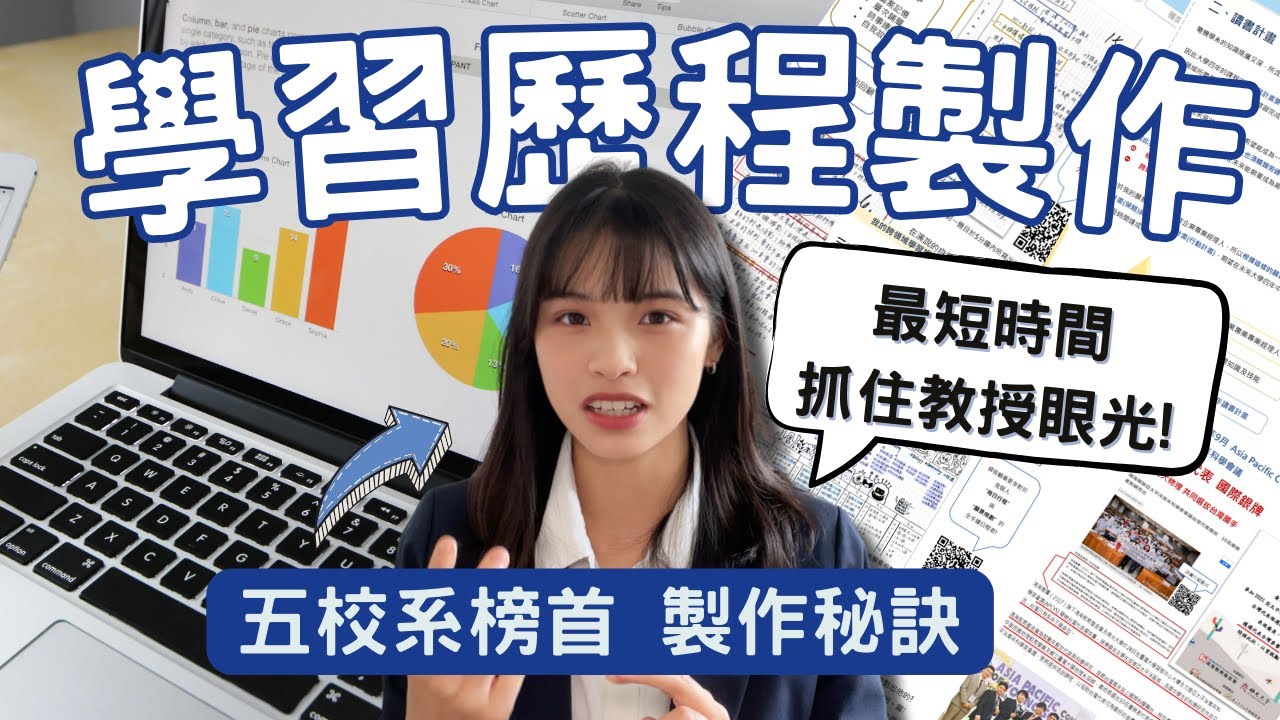 【學習歷程製作大揭密】四大技巧快速搞定備審資料！學習歷程自述如何寫？短時間掌握重點、心智圖大綱製作、tagline技巧全攻略！