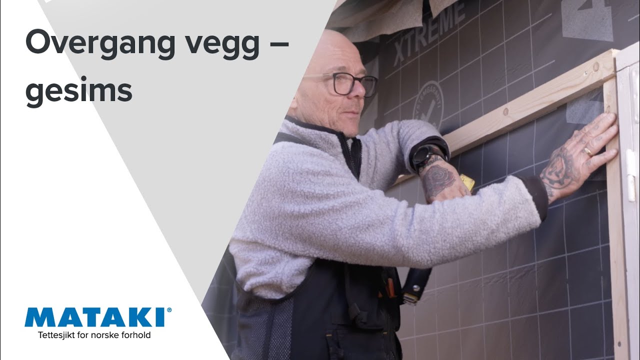 Overgang vegg gesims | Rehabilitering
