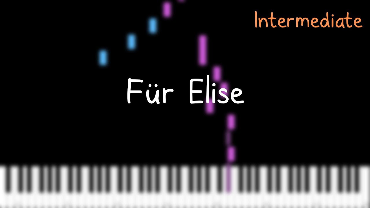 Für Elise - Ludwig van Beethoven (Piano Tutorial)
