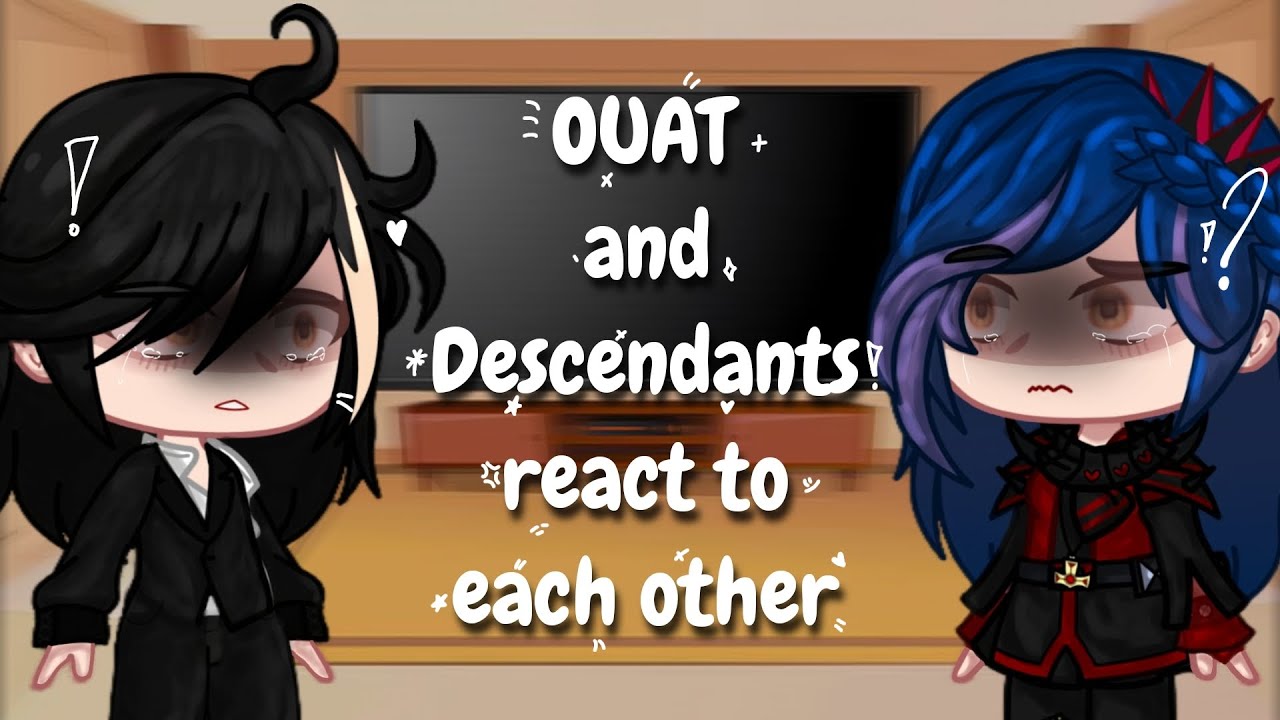 OUAT  y Descendientes reaccionan al otro|| My AU ||Mevie, SwanQueen||