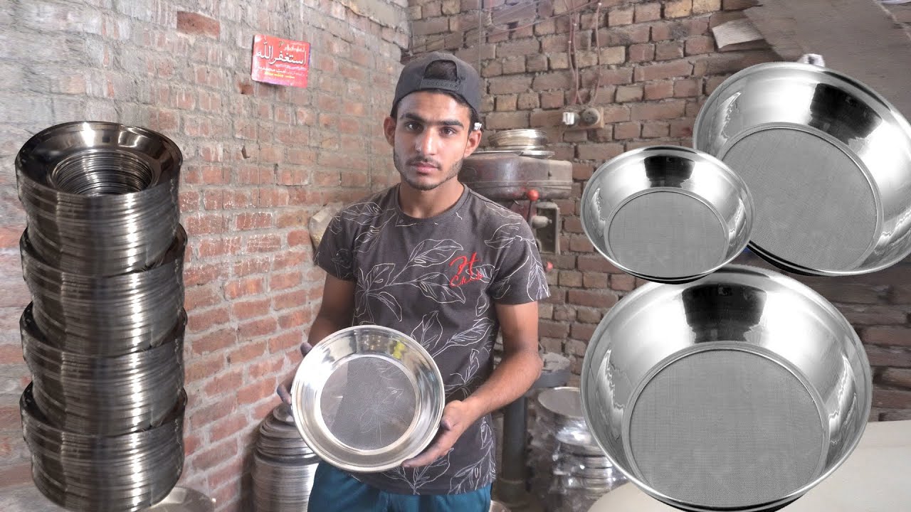 How Juice and Flour sieve are Made in factory l Atta Or juice Chalni Kessy Banti hai l Full Process.