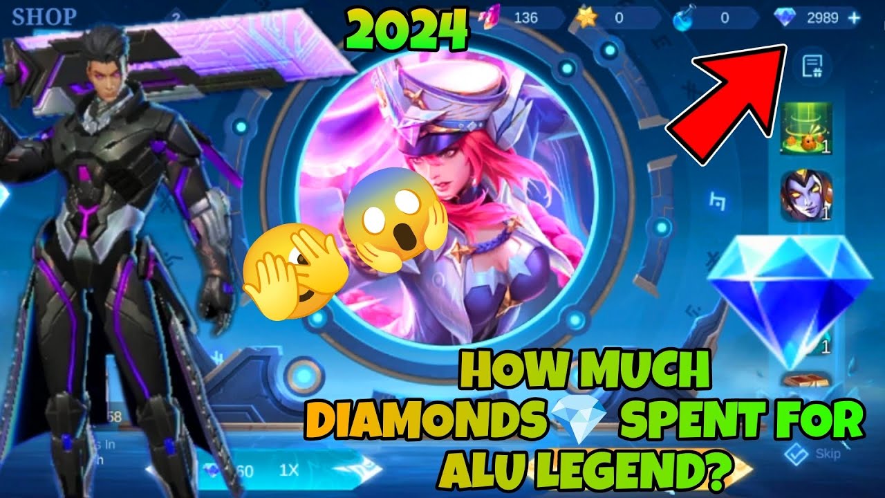 How much Diamonds💎 Spent to get Alucard Legend Skin? - MLBB | Alucard (Obsidian Blade)