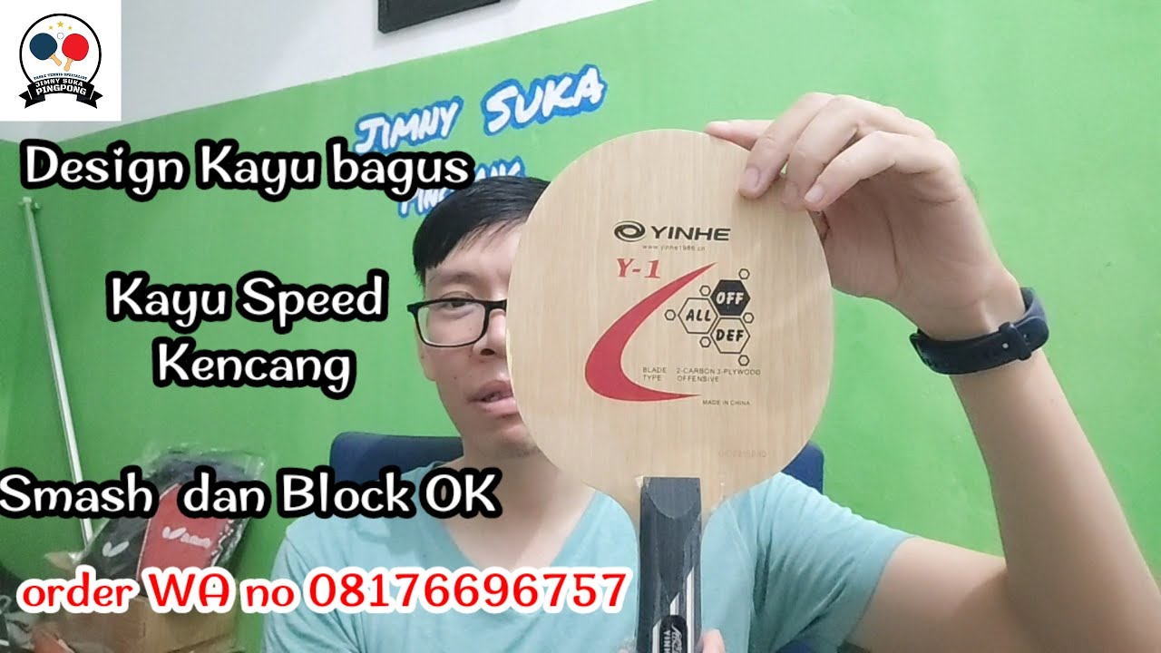 Unboxing Kayu Bet Yinhe Y-1 Kayu design bagus dan Speed Kencang