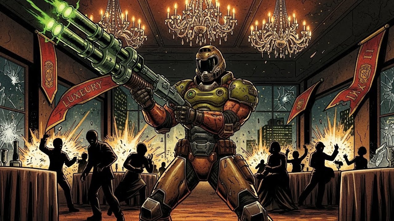 What if the Doomslayer made Homelander cry in Boys Universe?
