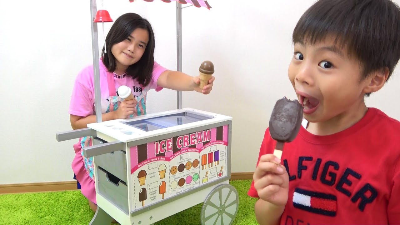 Icecream shop makes fruit Ice Cream