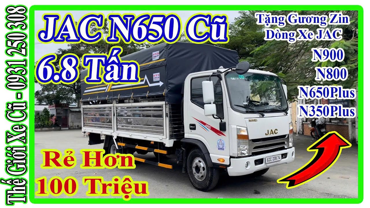 Tặng Gương Chính Hãng Dòng Xe Tải Cũ Jac N900 N800 N650Plus N350Plus | Thế Giới Xe Cũ.