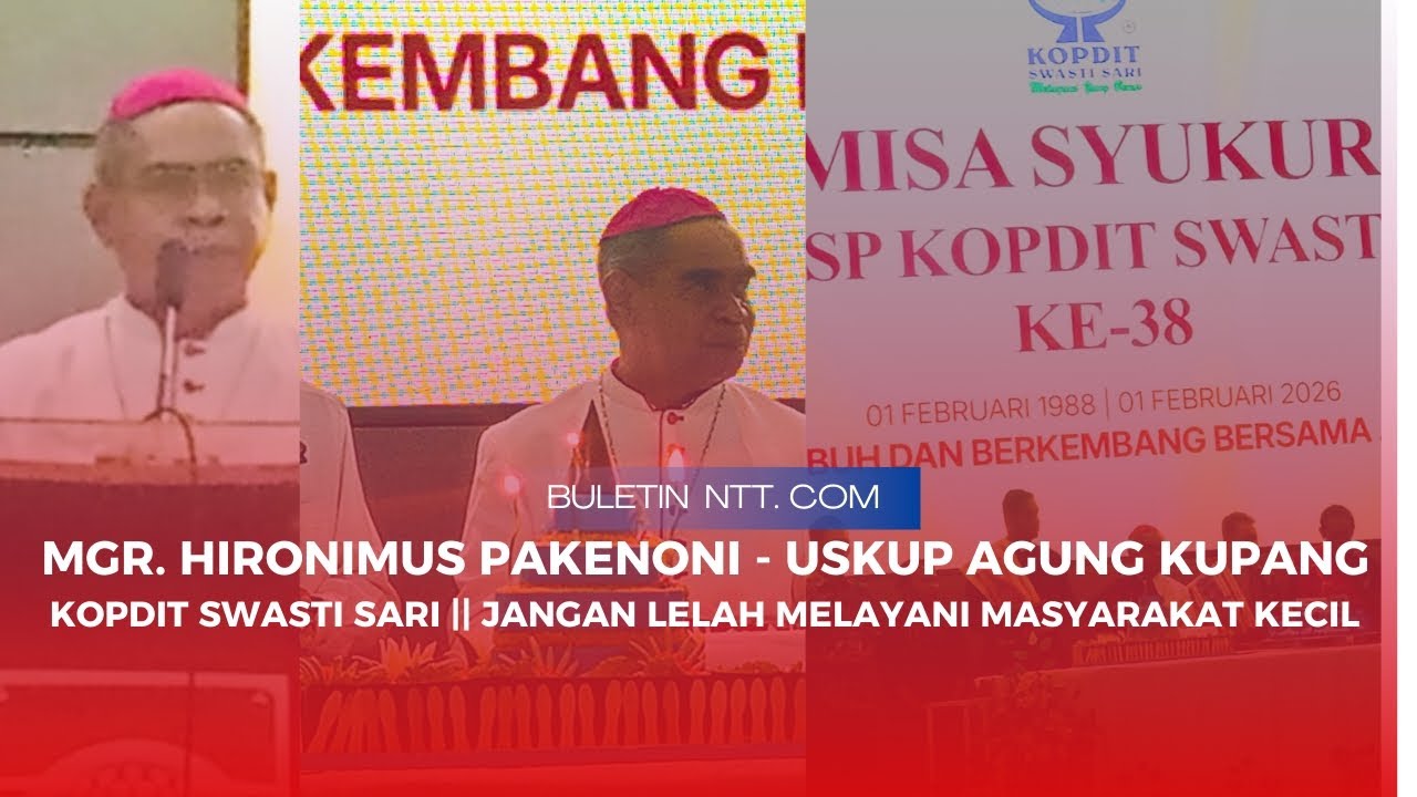 Uskup Agung Kupang || Mgr. Hironimus Pakenoni, Pr. || 38 Tahun Kopdit Swasti Sari Rumah Roti Anggota