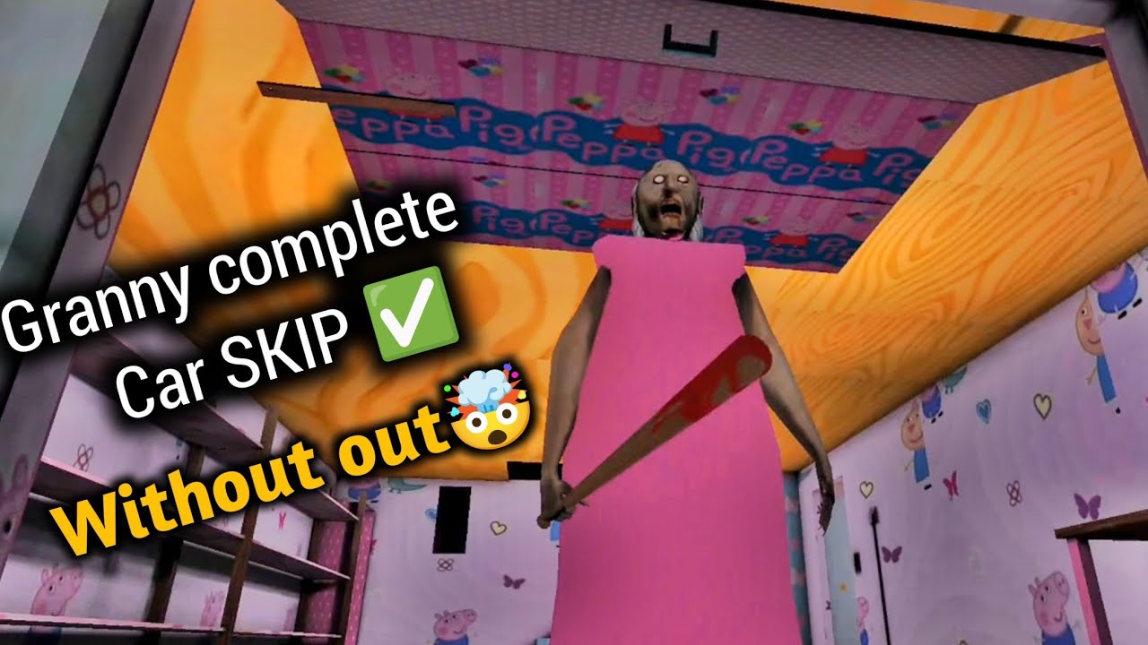 Granny Car Skip(Hard Mode) on Day 1 – Full Escape😱