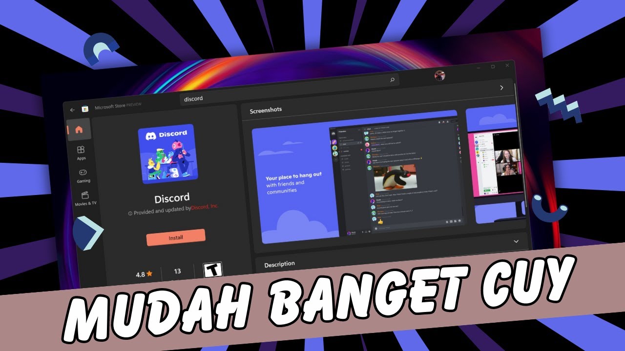 Cara Download Discord di Microsoft Store