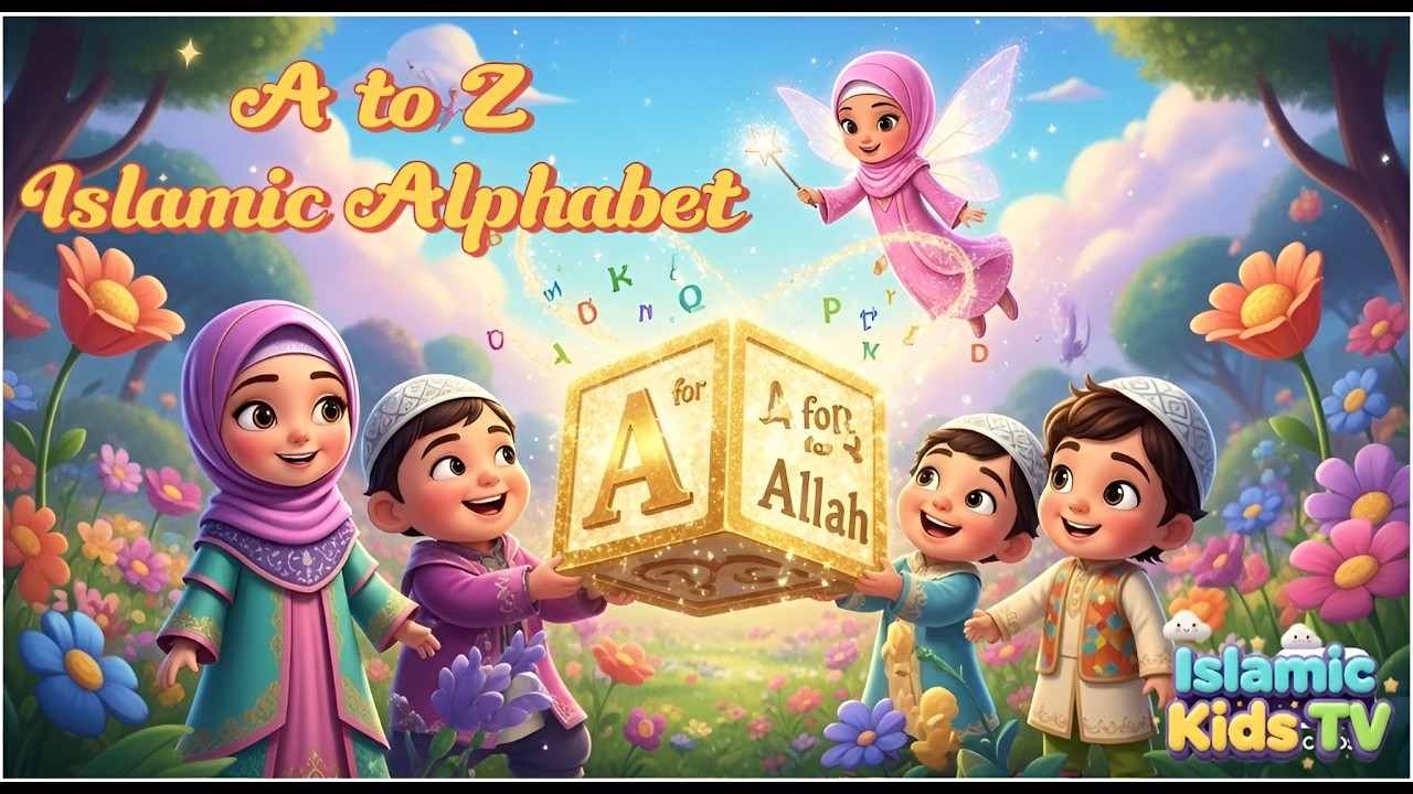 🧒 A for Allah ABC Song ✨ Islamic Alphabet Babies Fairy