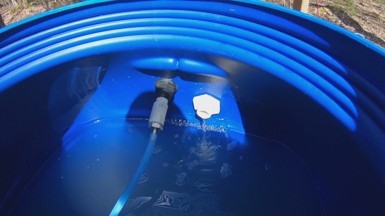 solar surflow maple sap pump setup