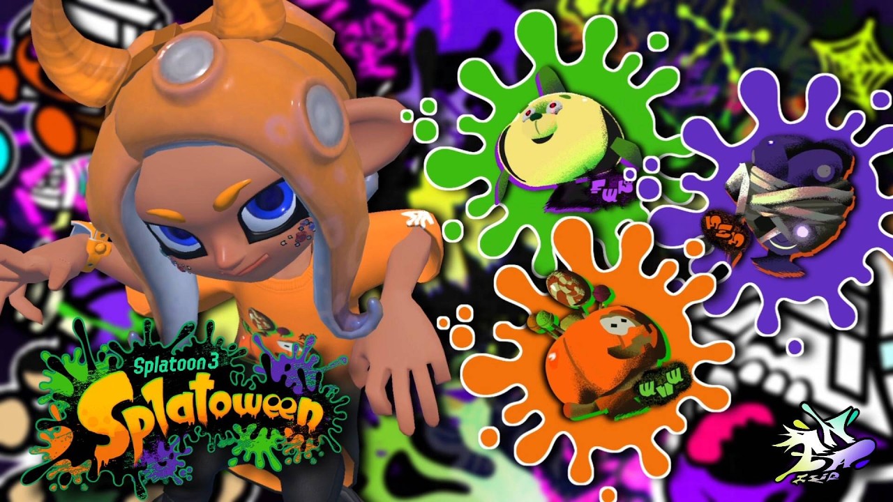 Splatoon 3 Theefest Battles! | Funny vs. Scary vs. Cute (Custom Splatoween)