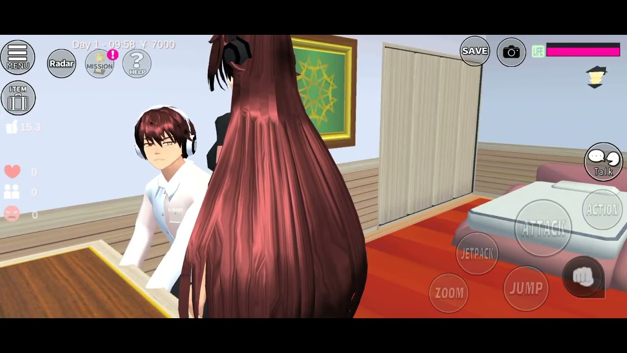 Ada monster yang mengerikan di desa Sakura