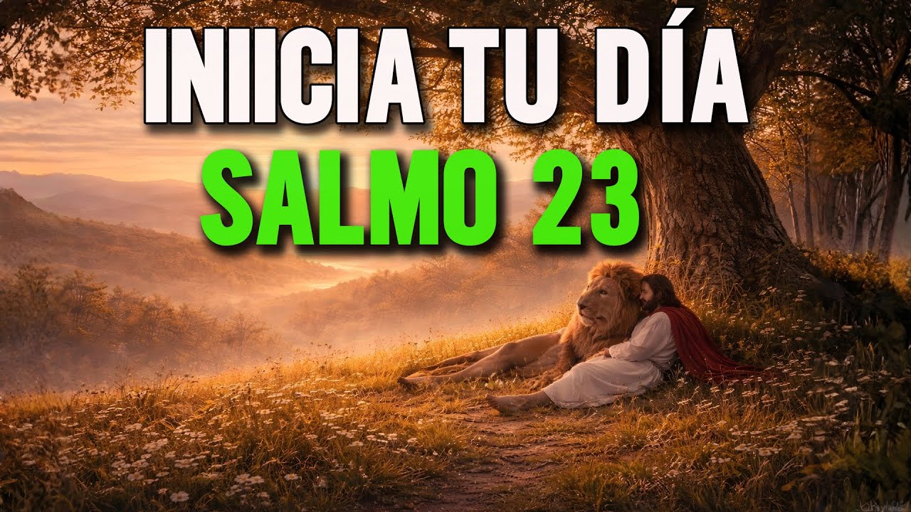 ORACIÓN DE LA MAÑANA con el SALMO 23| Dios te Cuida y te Da Paz