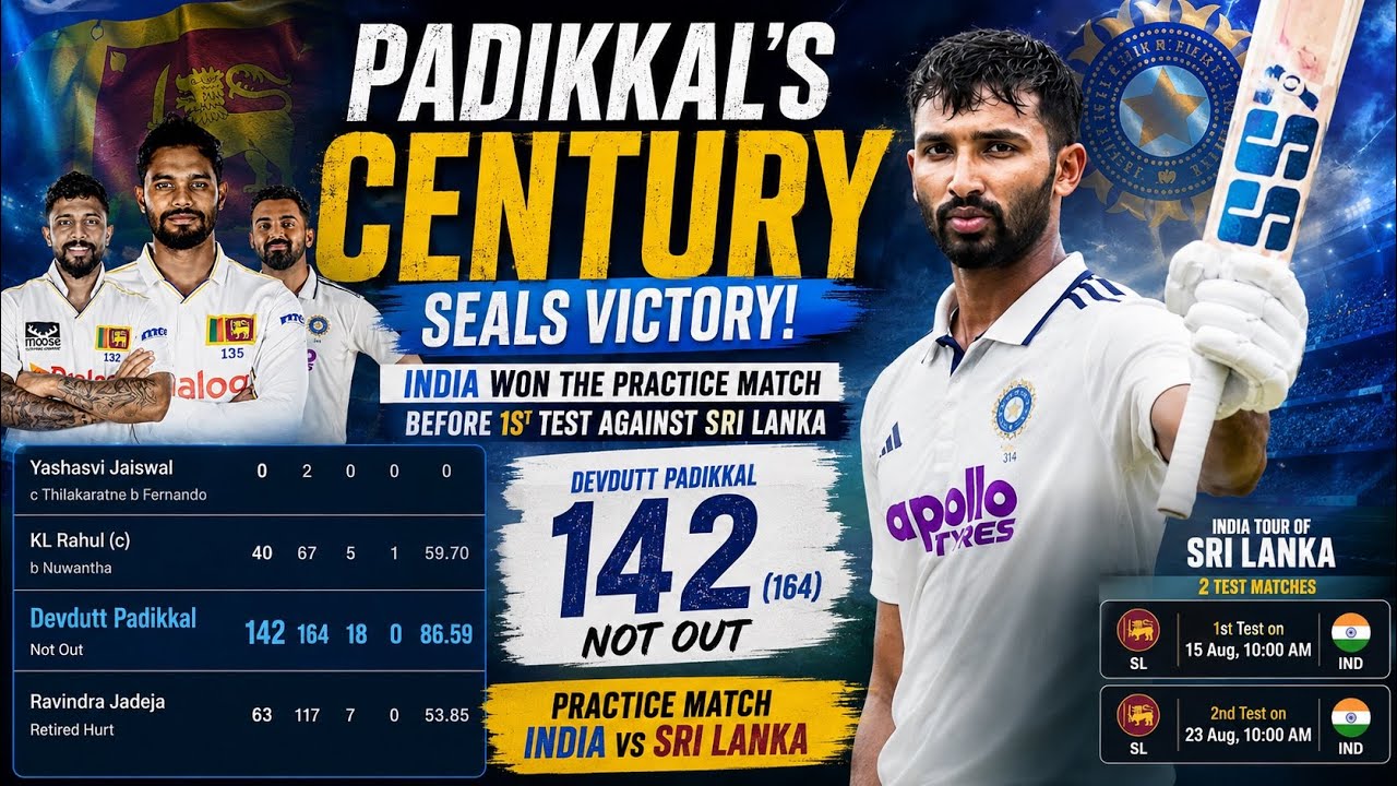 Devdutt Padikkal&rsquo;s AMAZING 142 Seals India&rsquo;s Win!