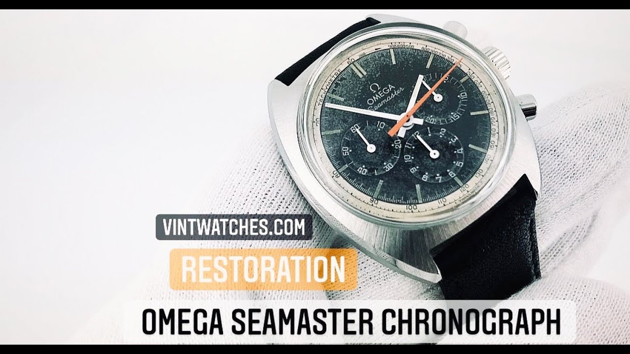 Vintage Omega Seamaster Chronograph Restoration - Omega Cal. 861 (ASMR)