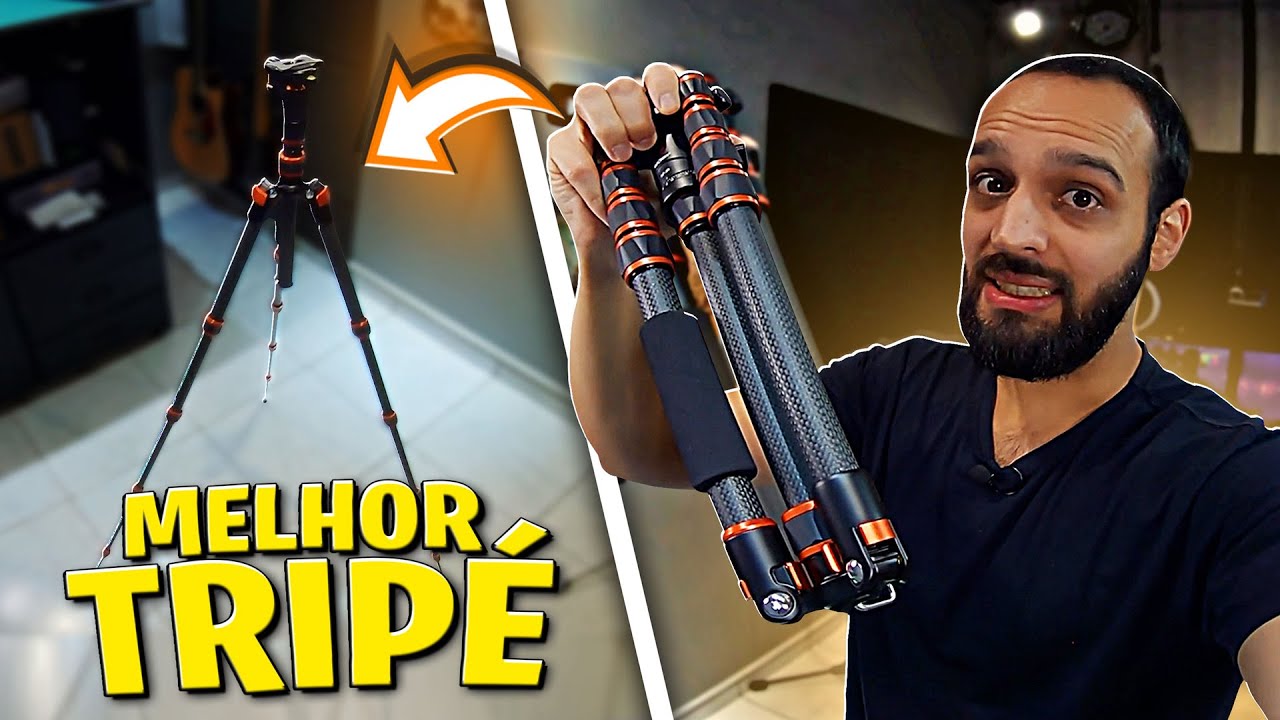 TRIPÉ QUE VOCÊ PRECISA TER, DEPOIS VAI ME AGRADECER! (K&F Concept BA225 FIBRA DE CARBONO)