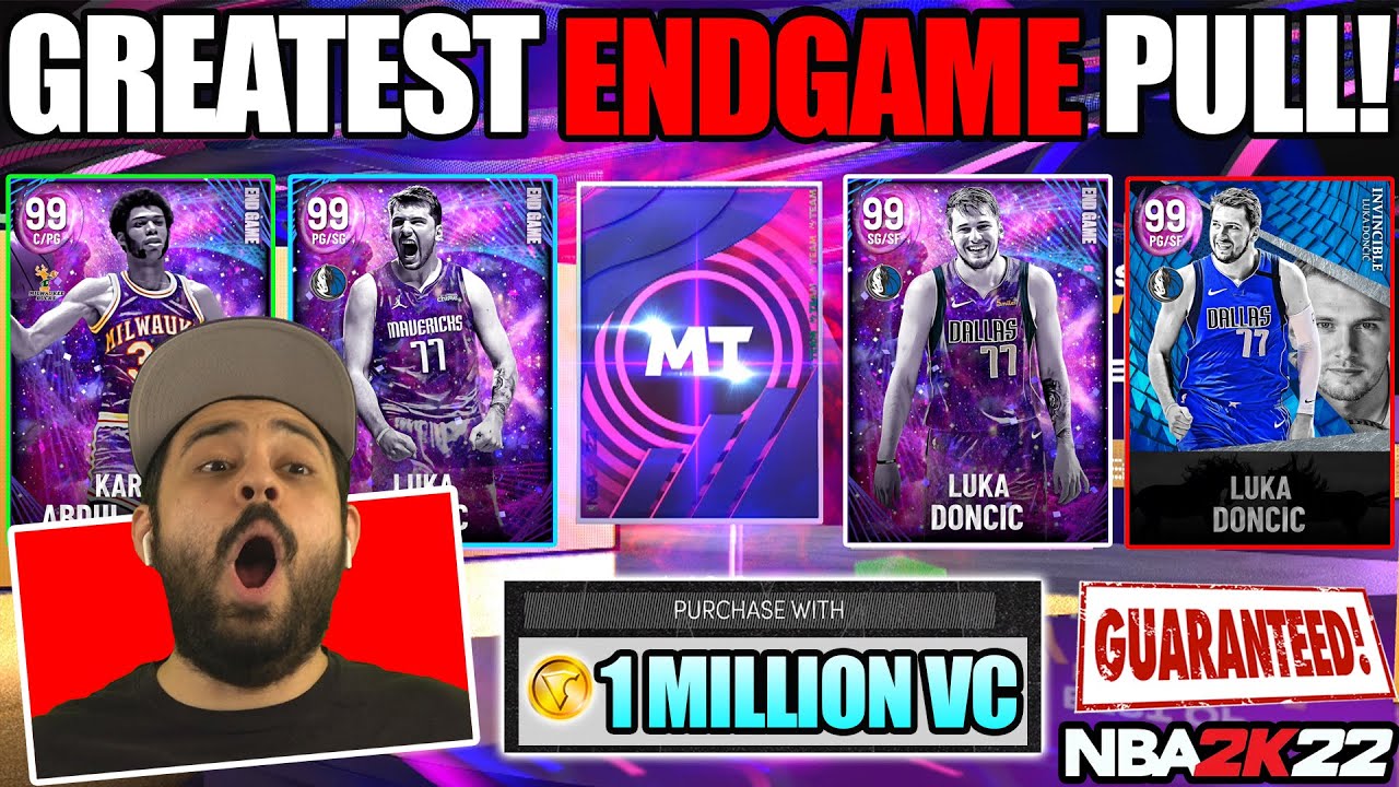 I PULLED ENDGAME LUKA AND MY GIRLFRIEND SAW ME RUN OUT THE HOUSE! NBA 2K22 MYTEAM PACK OPENING