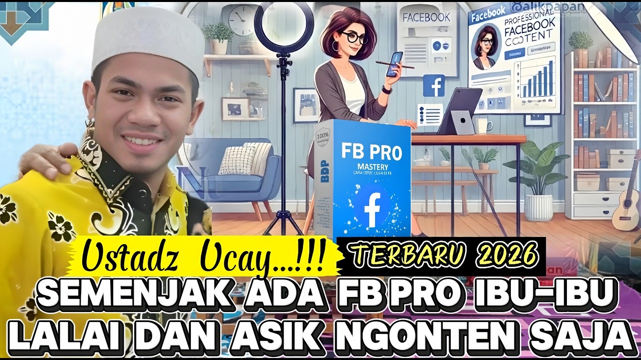 Ceramah Ustadz Ucay Terbaru 2026 Di Balik Papan Kalimantan Semenjak Ada FB Pro Emak&sup2; Asik Ngonten
