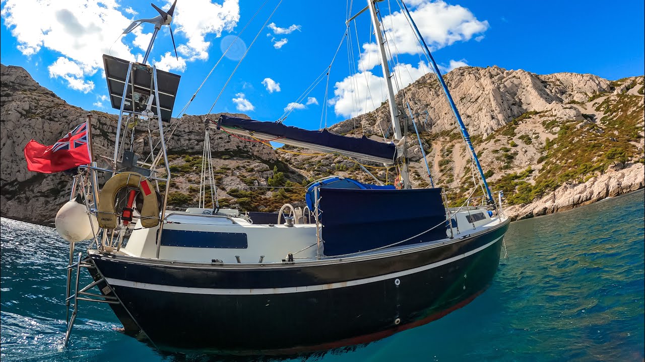 Sailing to Rolly Anchorages and Swimming in the Bluest Water | SAILING WAYZGOOSE WARRIOR Ep. 39