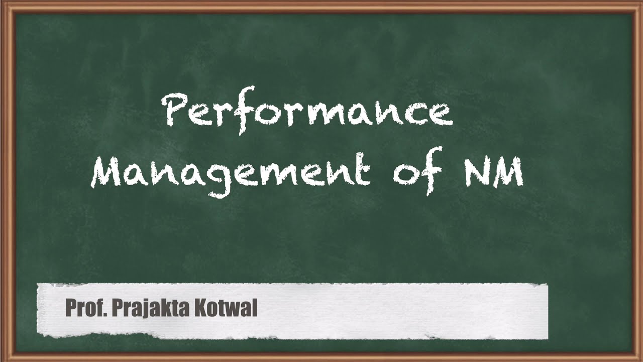 Performance Management of Network Management - Network Management in Telecommunication