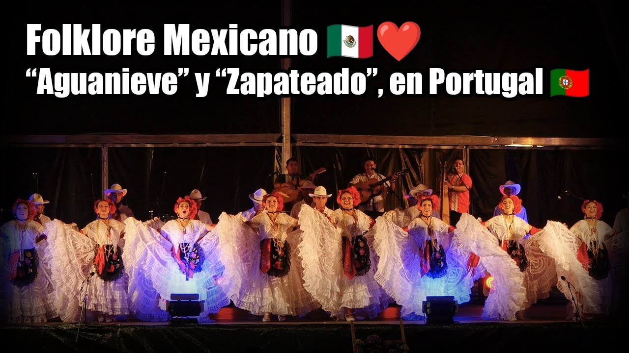🇲🇽 Folklore Mexicano de Veracruz. Aguanieve y Zapateado, en Espinho, Portugal 🇵🇹