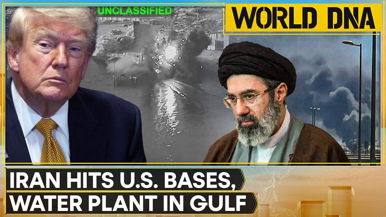 US-Iran War LIVE: Iran Hits US Bases, Water Plant in Gulf | 3 Killed in US Strikes in Iran | DNA