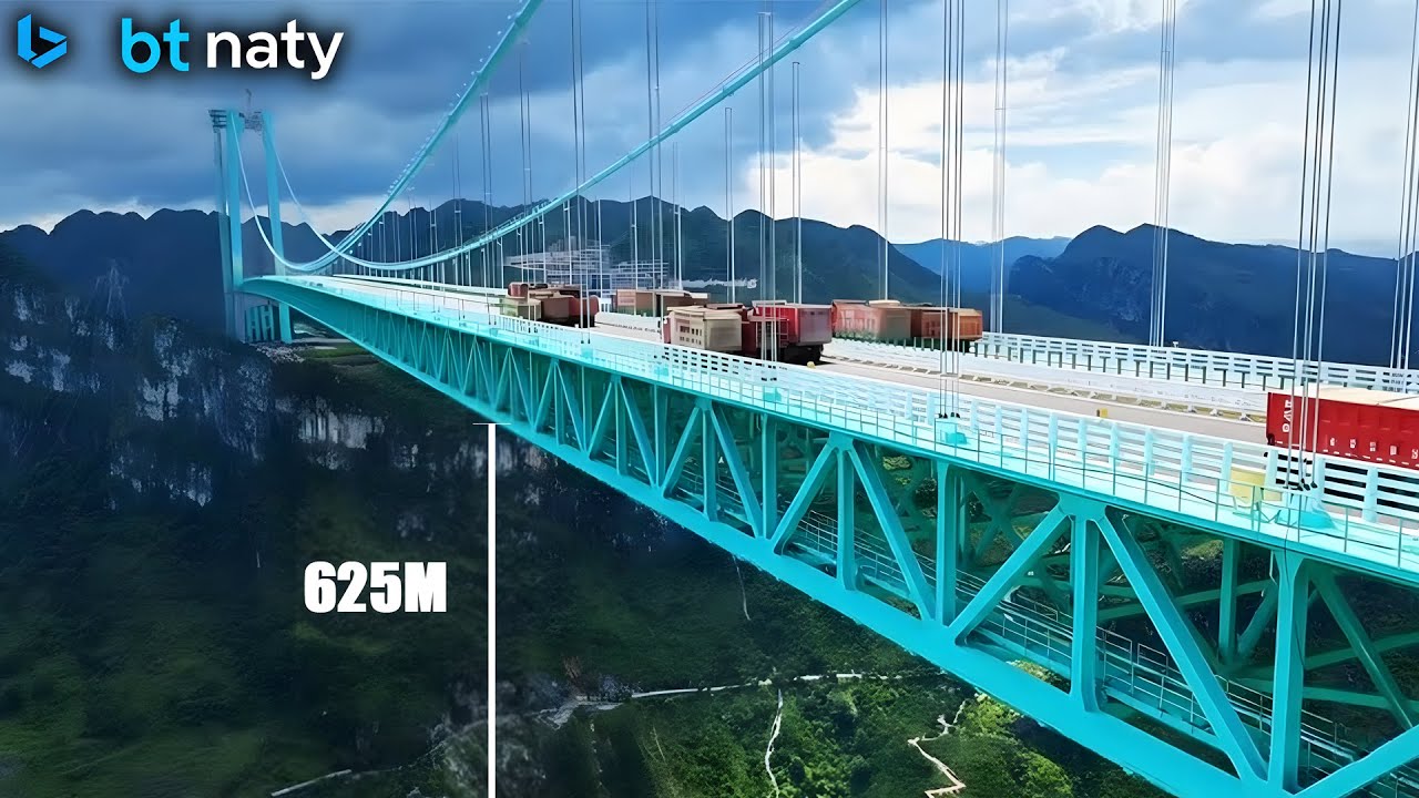 Inside China’s Engineering Marvel: How the $300M Huajiang Grand Canyon Bridge Was Built!