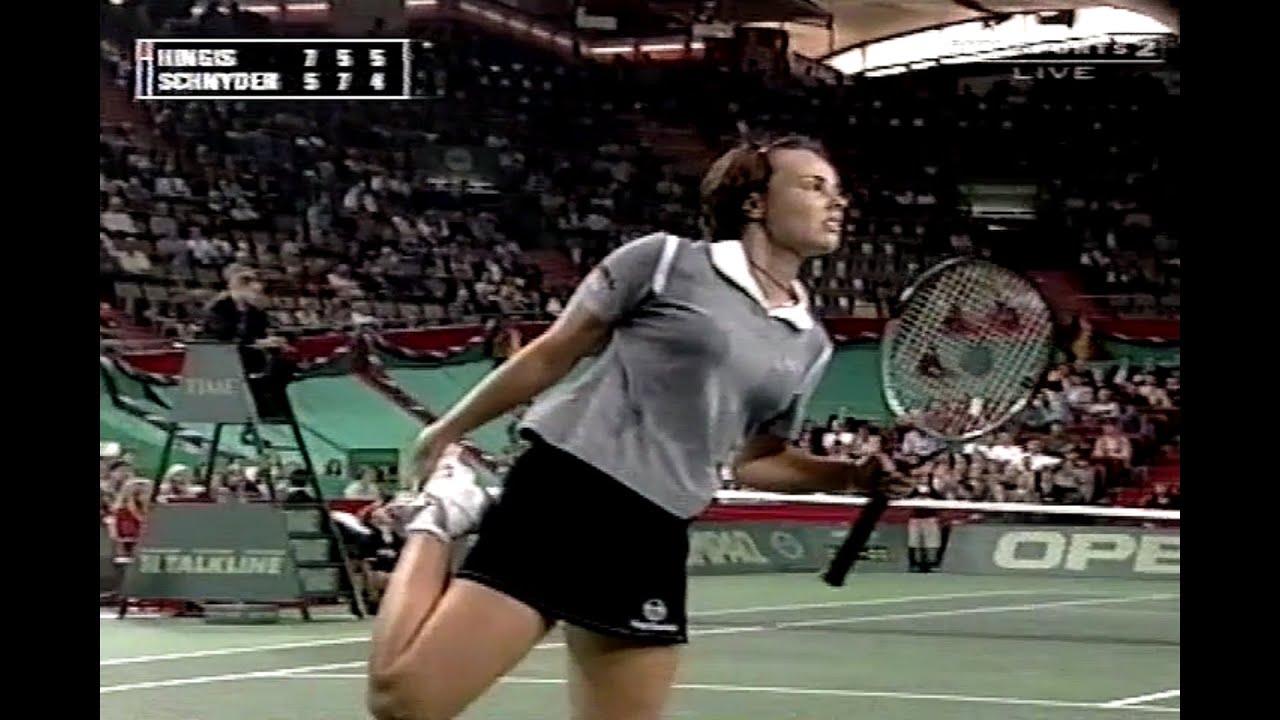 Мартина Хингис против Патти Шнайдер, Кубок Большого шлема Compaq 1998, Сан-Франциско ❤️