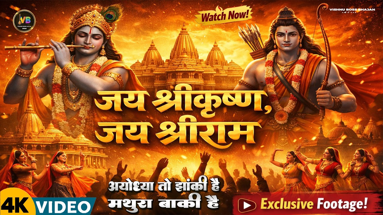 Jai Shree Krishna Jai Shree Ram: जीवन बदलने वाले अनमोल वचन 🚩 श्री कृष्ण और श्री राम की महिमा 🙏✨