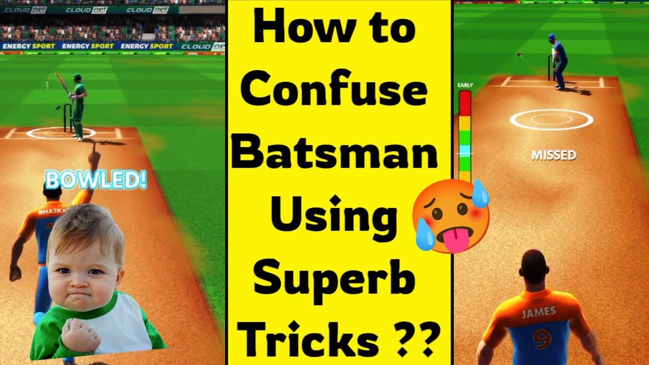 How to Confuse 😕 Batsman in Cricket League Game 😱 (Part - 3) | Bowling and Batting Tips and Tricks