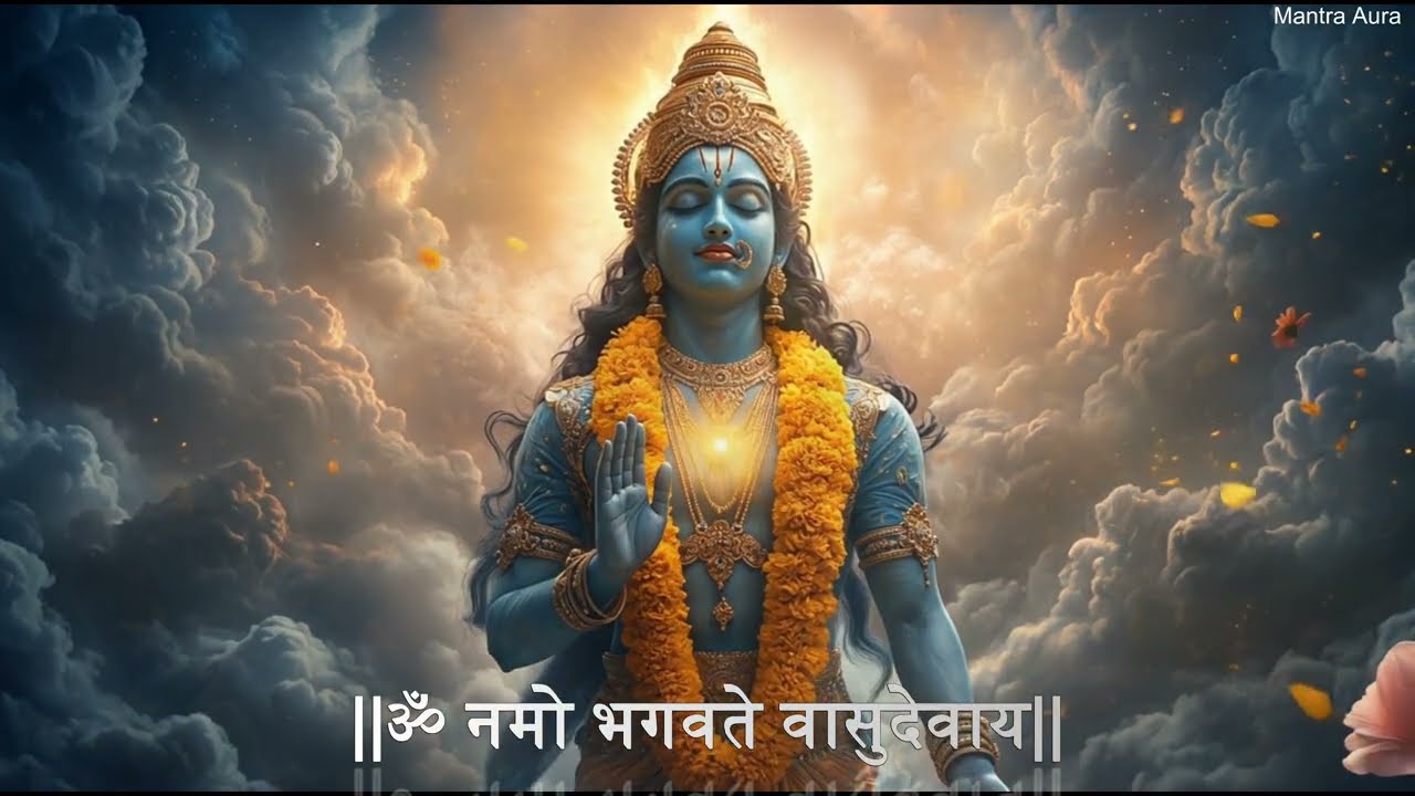 Om Namo Bhagavate Vasudevaya Mantra|Lord Vishnu Mantra for Karma Balance, Peace, Protection&Miracles
