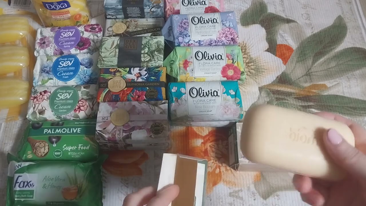 Перебираю запасы туалетного мыла ( 3 часть)