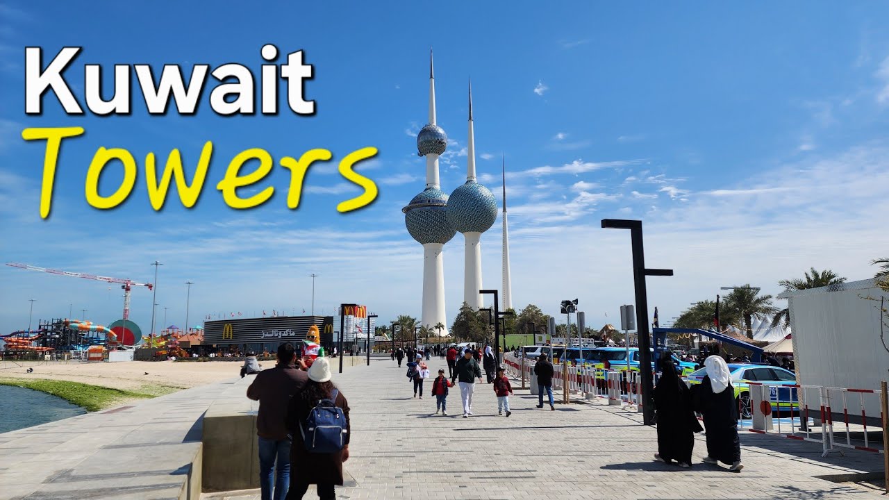 Kuwait Towers - Kuwait National Day Airshow - Military Exhibition