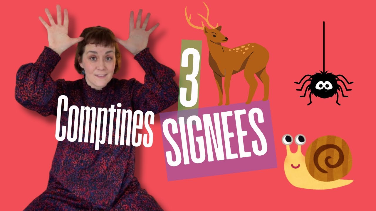 Éveil Musical : 3 COMPTINES d’animaux SIGNÉES (LSF)