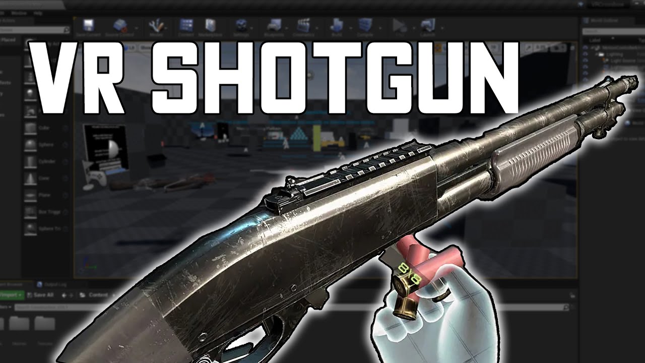 How to make shotgun UE4 VR (Unreal engine vr tutorial)