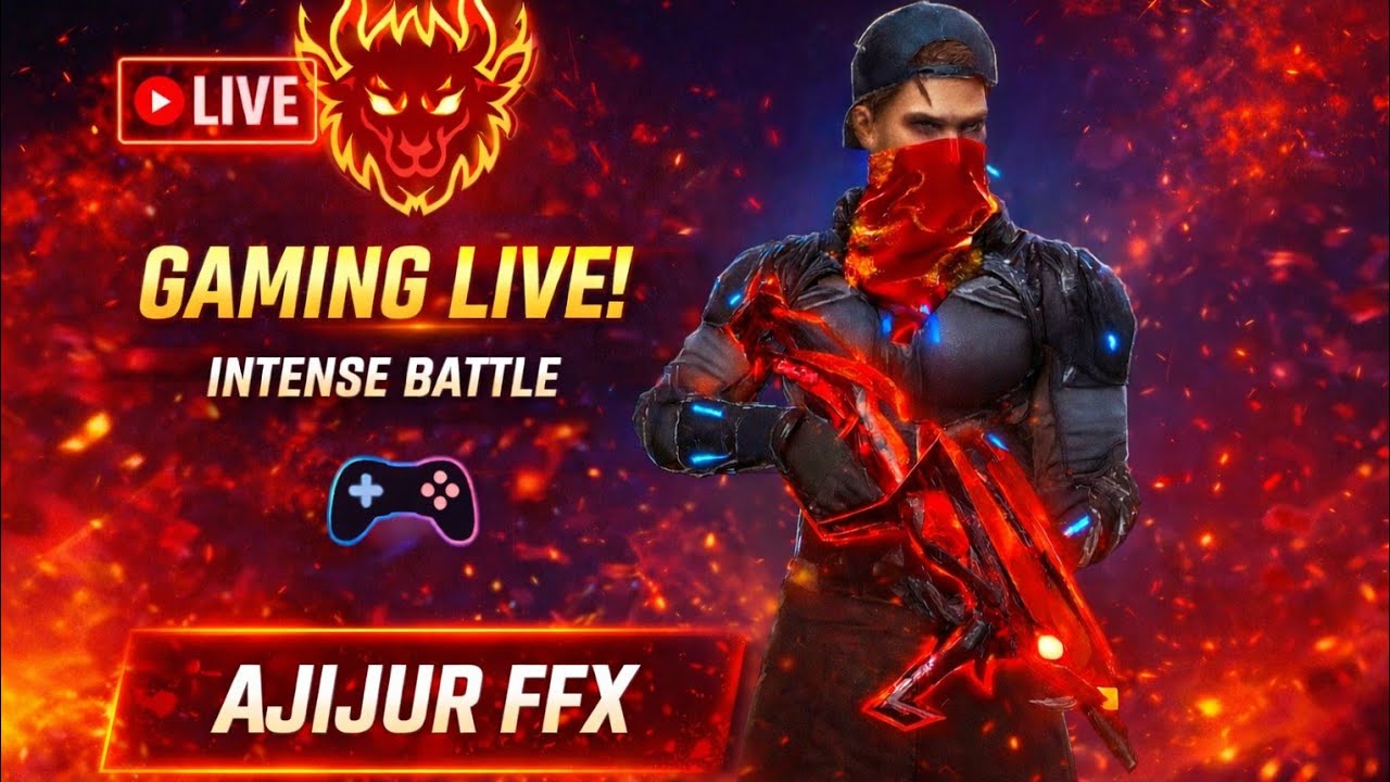 🔥Free Fire Live StreamerHeadshot Lover🎯Booyah Is My MissionJoin The Live & Have Fun🎮