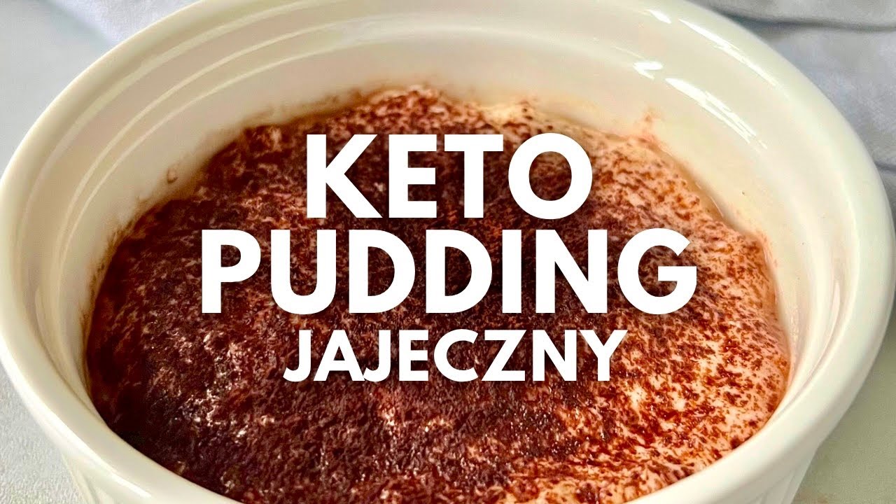 KETO PUDDING JAJECZNY | Pomysł na proste danie z 3 składnik&oacute;w | Bez cukru