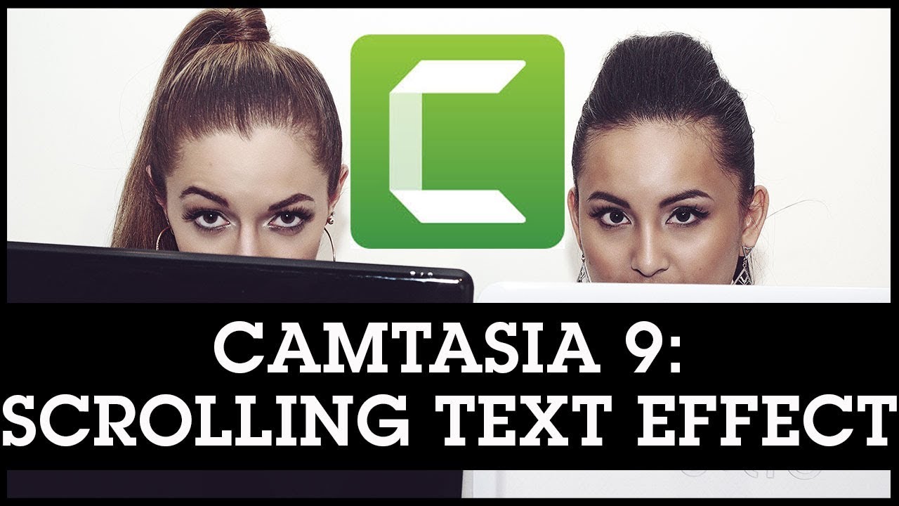 Camtasia 9 Scrolling Text Effect Tutorial - Create Rolling Movie Credits!
