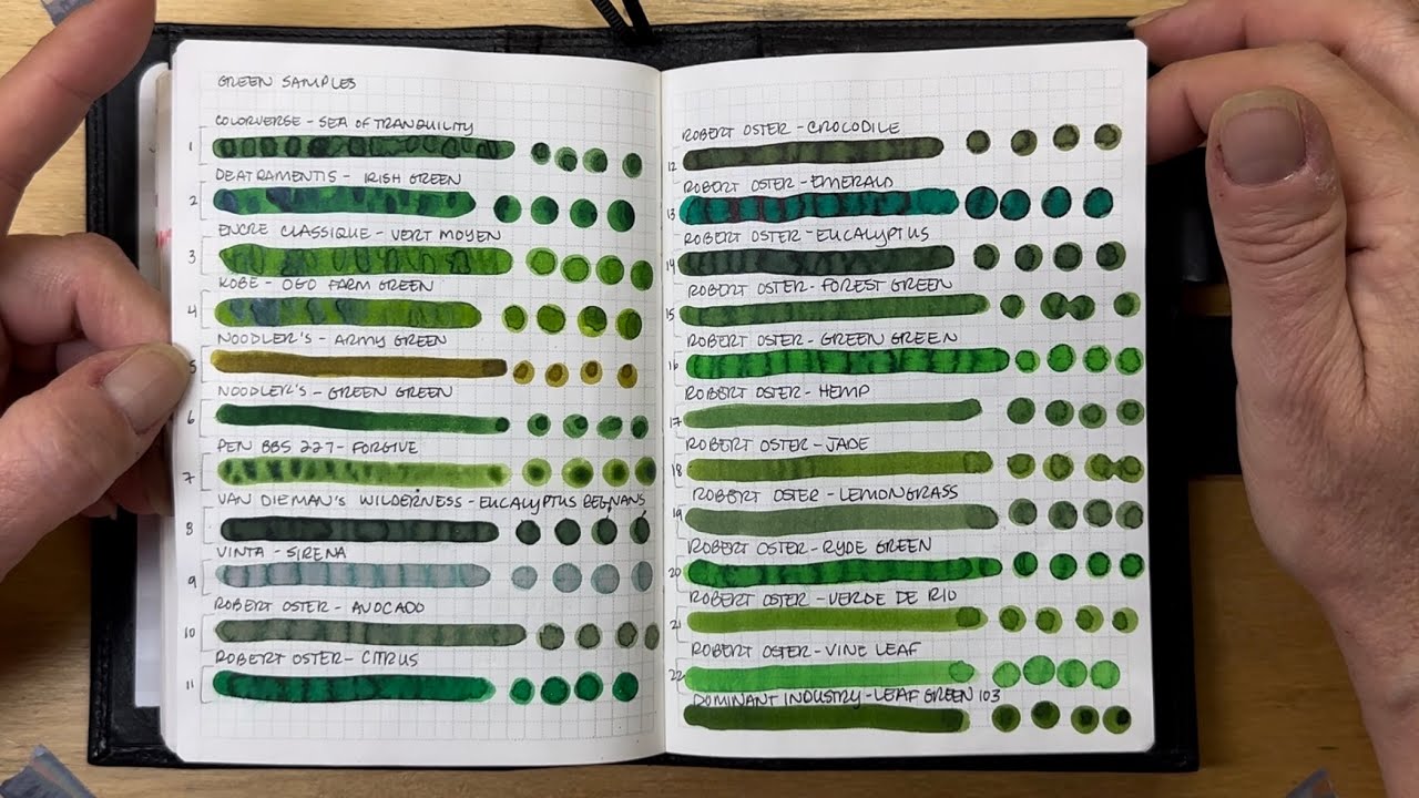 Fountain pen ink library journal flip & life update—CHATTY! (redone)