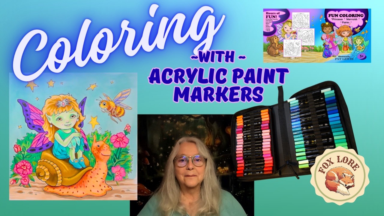 Coloring with Acrylic Markers