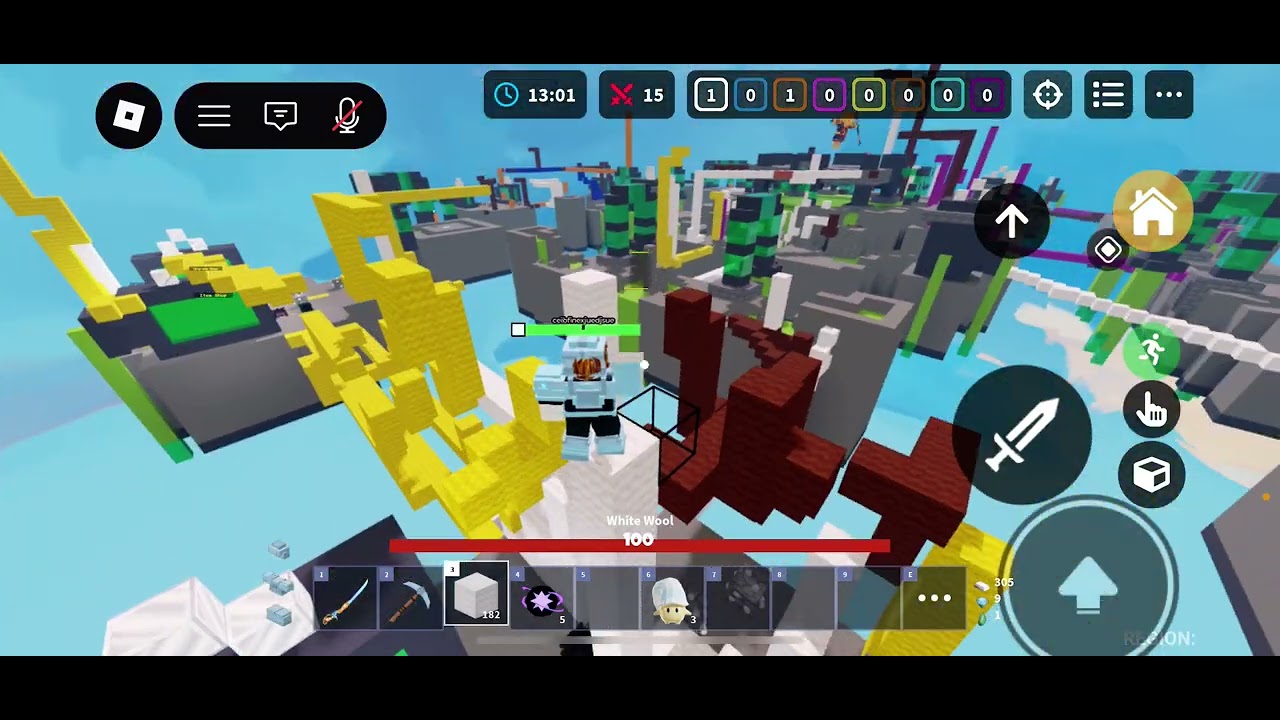 Full 1 hour of 5 matches of bedwars