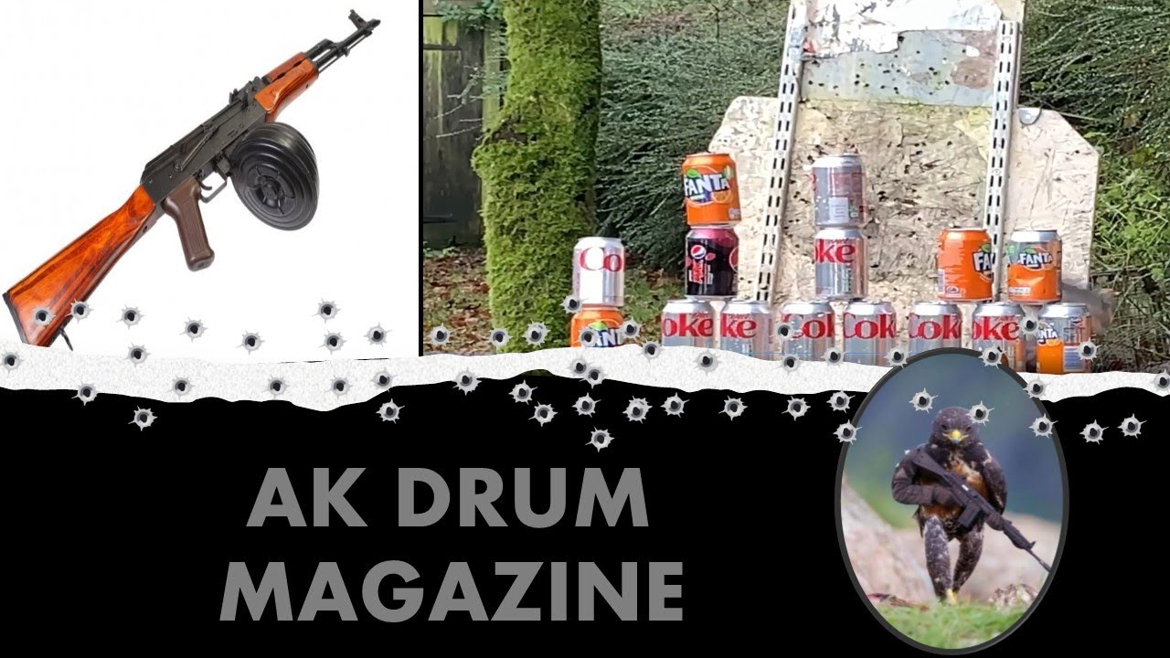 REVIEW AND SHOOTING WITH THE AK CYMA  DRUM MAGAZINE