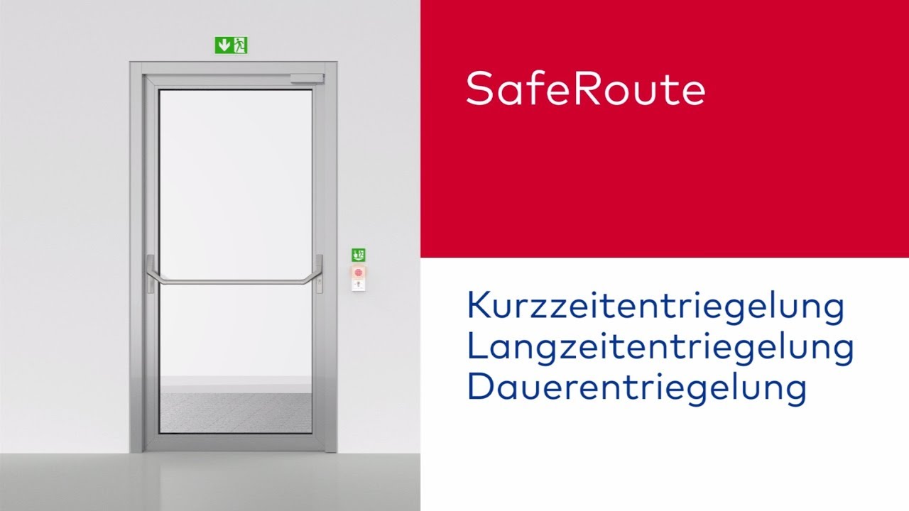Elektrische Türverriegelung: dormakaba SafeRoute