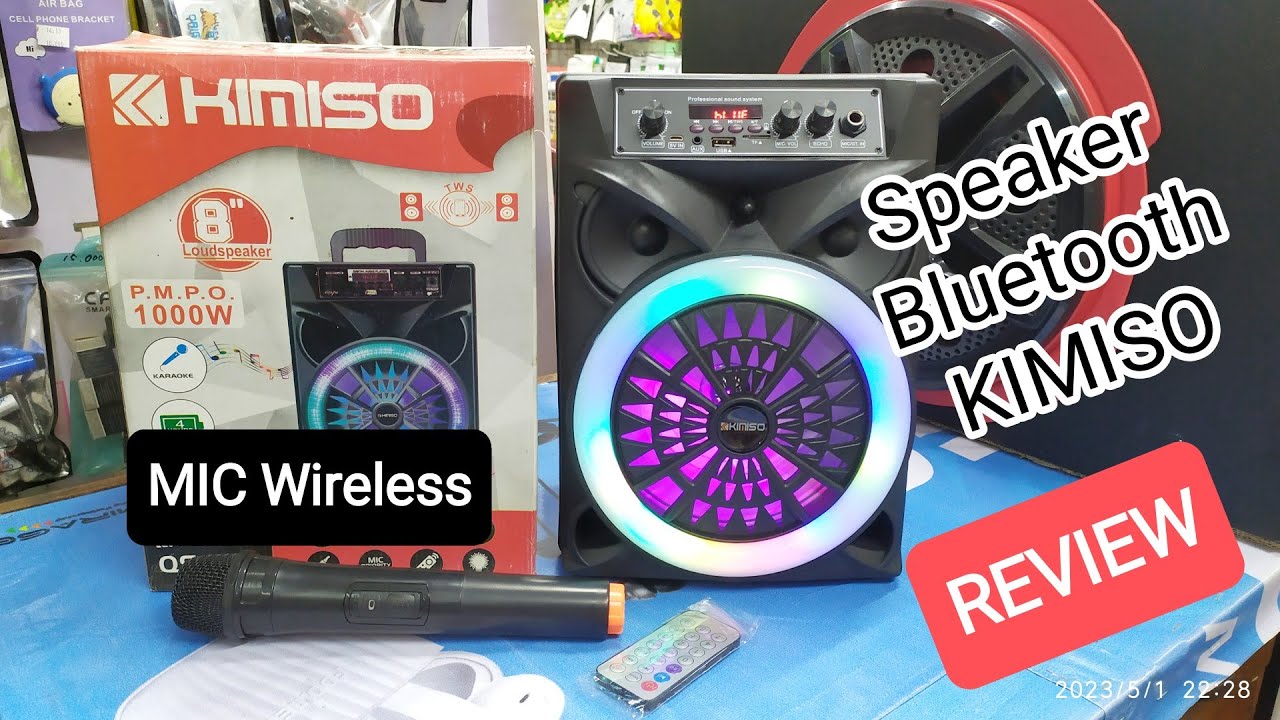 Woooww !!!. Ternyata Begini Kualitas Suara KIMISO Bluetooth Speaker + Microphone Wireless