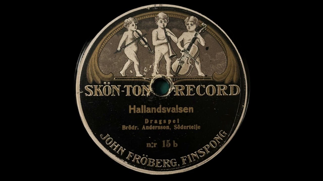 Hallandsvalsen - Bröderna Harald & Oscar Andersson [1914]