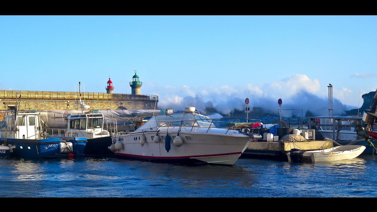 La tempête Adrian vieux port de Bastia - METEO CORSE - Octobre 2018